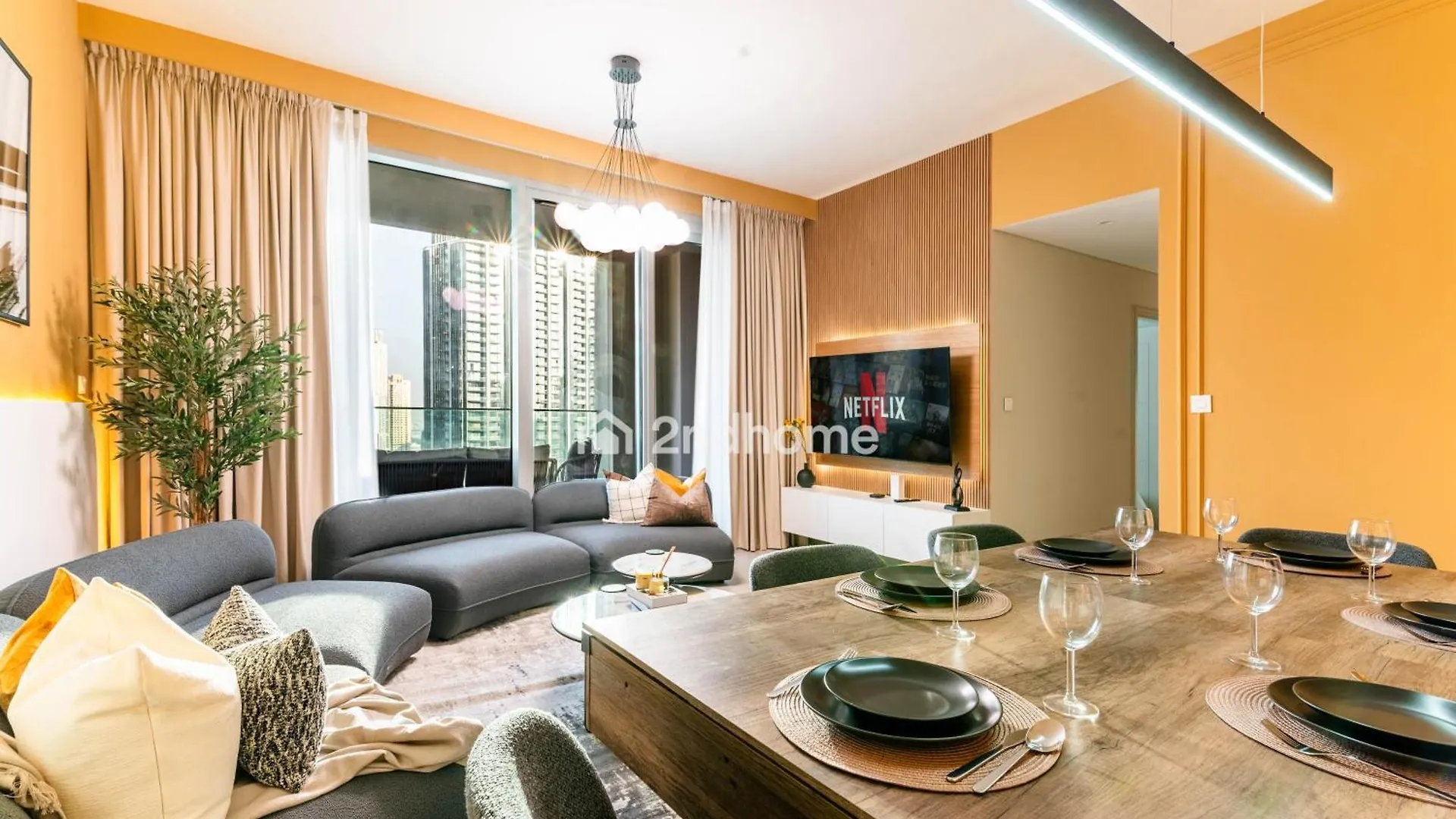 Apartment Unit Overlooking Burj Khalifa And Fountain View Dubai